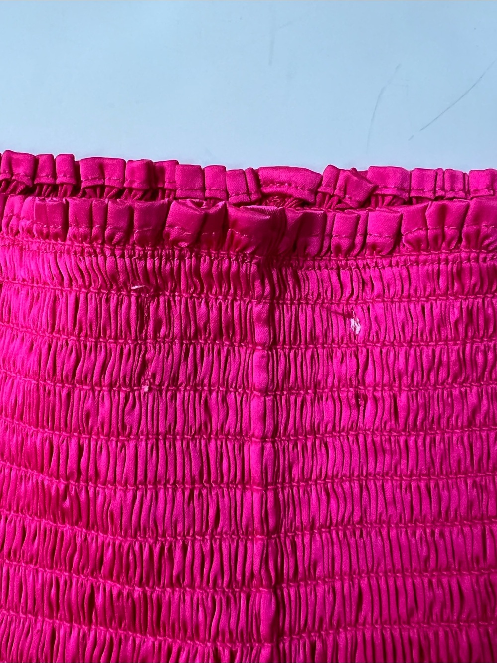 Natural Life Hot Pink Girly Smocked Boho Hippie Beach Daisy Mini Skirt Small - Picture 15 of 15
